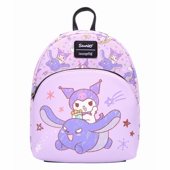Loungefly Handbags - NEW Loungefly Sanrio Hello Kitty Kuromi Baku Snacks Mini Backpack